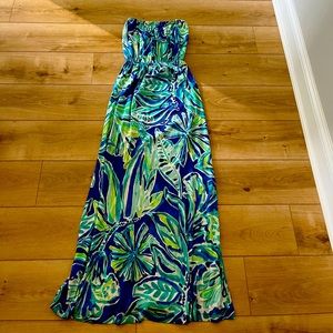 Strapless Lilly Pulitzer Maxi Dress